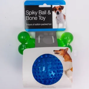 JUGUETE P/PERRO DUO HUESO+PELOTA (OF882)