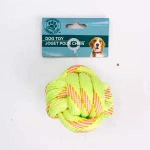 JUGUETE P/PERRO PELOTA D/CUERDA (3105)
