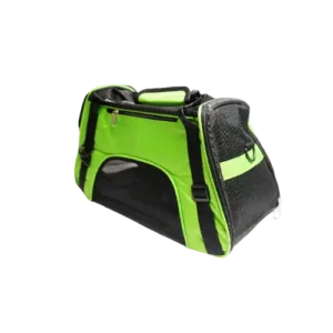 BOLSO TRANSP. TELA NEGRO/COLOR M 47X30X23CM