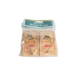TRAMPA P/RATONES PEQ MADERA (2 UND)